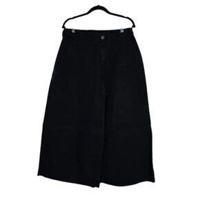 BDG Cropped Navy wide leg pants